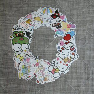Lot of 50 Matte Hello Kitty & Friends Stickers